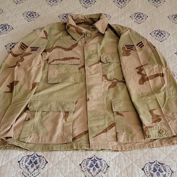 American Apparel Other - Desert Camouflaged BDU Sz L R Circa 1990